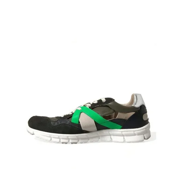 Dolce & Gabbana Exquisite Multicolor Low-Top Designer Sneakers